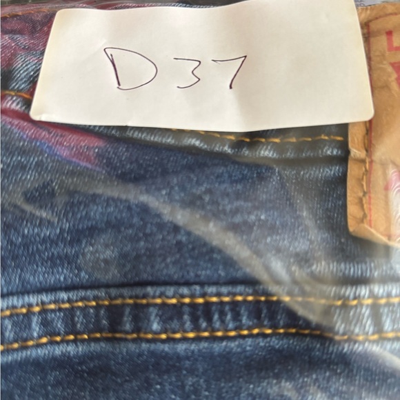 Levi's Dark Blue Straight Men's Jeans W36 L 30 - Picture 13 of 13